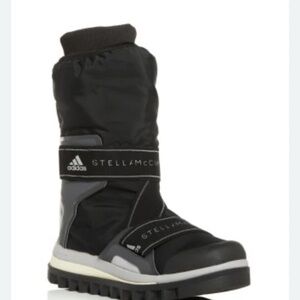 Adidas by Stella McCartney Black and Gray Winter Boots